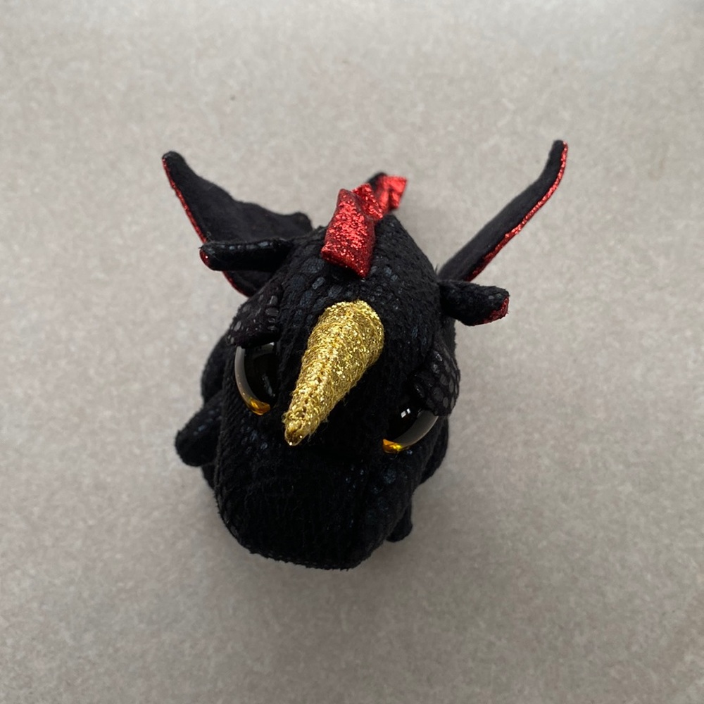 EUC TY Beanie boo “Grindal” the Dragon